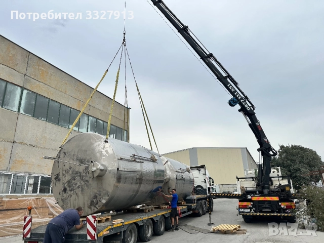 ТРАНСПОРТНИ УСЛУГИ С КРАН 25м КАМИОН С КРАН , снимка 12 - Транспортни услуги - 52673895