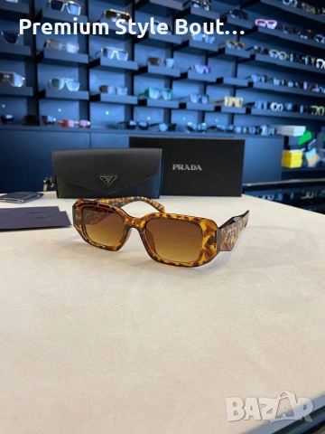 слънчеви очила prada cartier ray ban Gucci с черен обикновен калъф и ув защита , снимка 8 - Слънчеви и диоптрични очила - 53660558