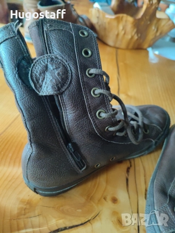 Винтидж бутикови кожени кецове военни кожени Converse Chuck Taylor All Star XHi Combat Safari 38, снимка 9 - Кецове - 52538193