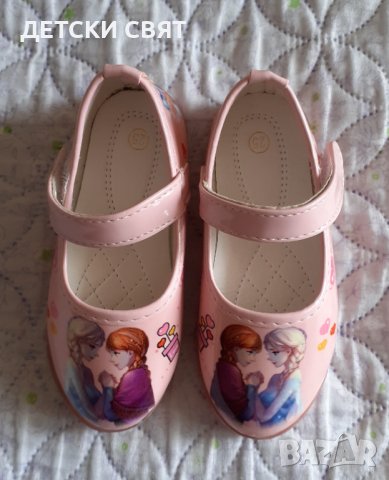 Нови светещи обувки с Елза и Ана , снимка 4 - Детски обувки - 42204987