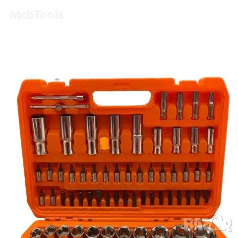 Професионален комплект Гедоре 108ч SRUNV 1/2″, снимка 4 - Гедорета - 47529336