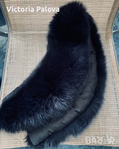 Яка и наръкавници от полярна лисица/естествен косъм, снимка 2 - Палта, манта - 38966210