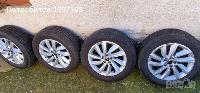Джанти с  Летни гуми VW AUDI 5×112 r16, снимка 10 - Гуми и джанти - 52615496