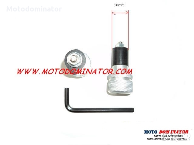 Тапи за ръкохватки - Chrome - 18мм, снимка 1