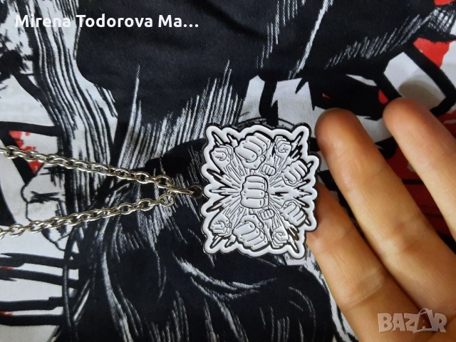 Комплект аниме тениска и синджир/бижу, снимка 2 - Тениски - 36106573