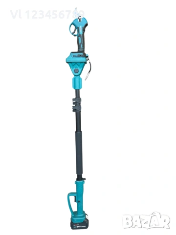 Комплект 4в1 акумулаторна Духалка, Ножица, Резачка 15см с маслен филтър и телескопичен прът 36V 8.0A, снимка 3 - Градински инструменти - 53478616