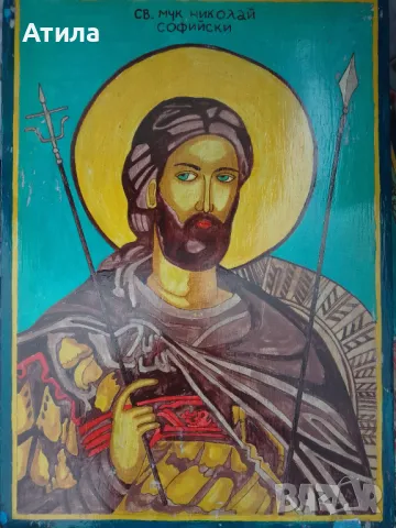 икони ръчно рисувани 48/34 см, снимка 4 - Други - 48179730