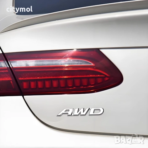 Метална емблема AWD за автомобили, снимка 2 - Аксесоари и консумативи - 53740022