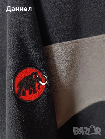 Поларено горнище с цип Mammut , снимка 6 - Спортни дрехи, екипи - 52486224