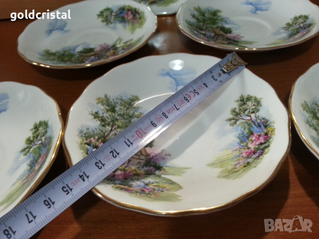 Английски порцелан чинийки, снимка 3 - Антикварни и старинни предмети - 44927550
