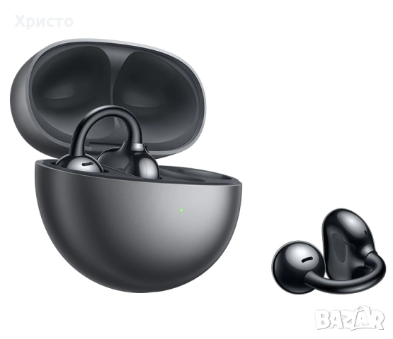 НОВО!!! Аудио слушалки Open-Ear Huawei FreeClip, Wireless, Bluetooth, Black , снимка 3 - Безжични слушалки - 53092780