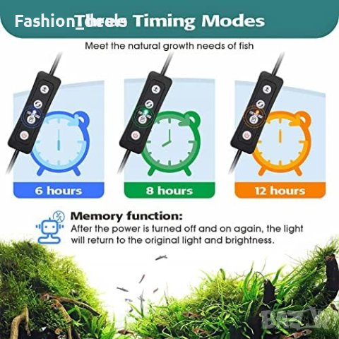 Нова Led светлина за аквариум/29W RGB/10 нива на яркост, снимка 5 - Други стоки за животни - 41404998