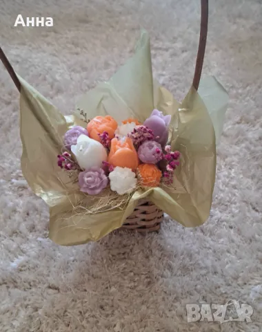 Букети от соеви свещи!