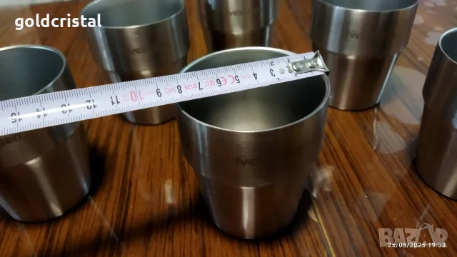 неръждаеми чаши с двойни стени , снимка 3 - Термоси - 50425628