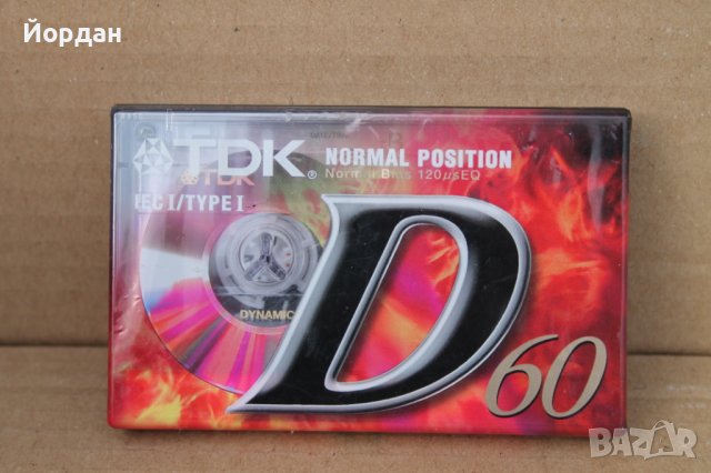 Касетка ''TDK D-60", снимка 1 - Аудио касети - 44403661
