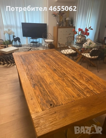 Масивна маса за хранене