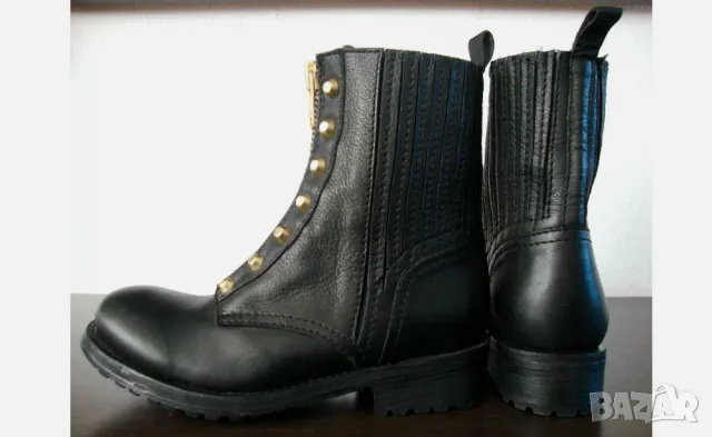 Мото боти /ботуши Ash Rachel Дамски ботуши Кожени номер 37, снимка 7 - Дамски ботуши - 49199530