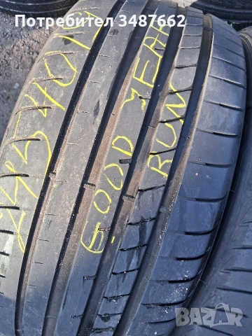 245 40 19 GOOD YEAR 2бр летни RUN FLAT , снимка 2 - Гуми и джанти - 53829451