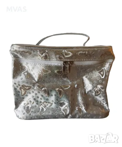 Нова дамска козметична чантичка златна или сребърна, снимка 5 - Други - 49328146