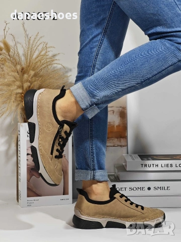 Дамски спортни обувки с връзки и цип , снимка 4 - Дамски ежедневни обувки - 53060085