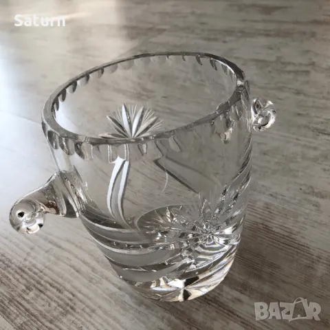купа бонбониера ваза от бохемски кристал, снимка 3 - Декорация за дома - 47664380