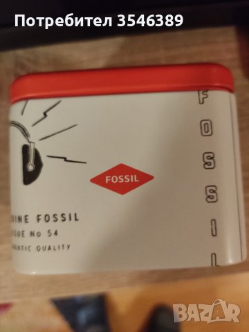 Часовник Fossil с верижка от инокс, снимка 4 - Мъжки - 39285243