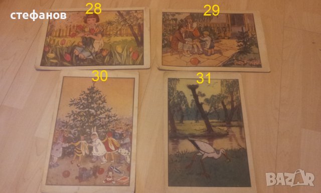 Детски нагледен материал „Разкази по картинки” от едно време 31 бр, снимка 5 - Колекции - 41514362