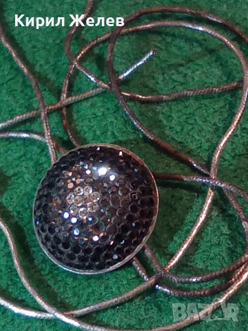 СТАРО ФИНО ЕЛЕГАНТНО СРЕБЪРНО АРТ КОЛИЕ СРЕБРО 925 ИТАЛИЯ с КРИСТАЛЧЕТА 71171, снимка 18 - Колиета, медальони, синджири - 37395471