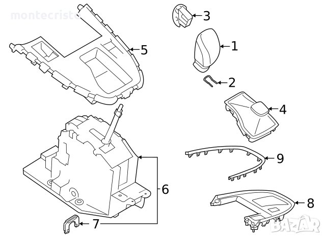 Индикатор скорости Subaru Outback BT (2019-2023г.) 35179AN00A автоматична трансмисия, снимка 3 - Части - 42485944