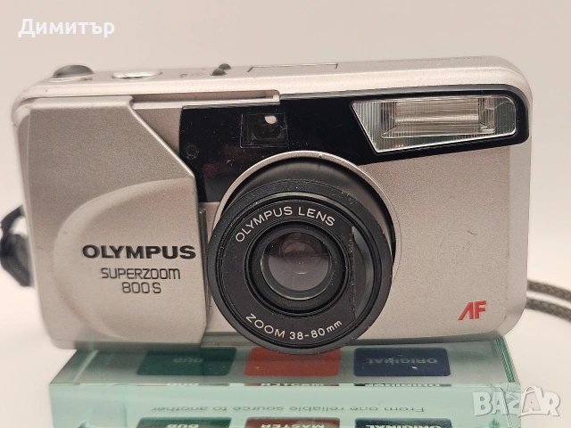 Olympus superzoom 800S фотоапарат лентов photo camera lens , снимка 9 - Фотоапарати - 53369097