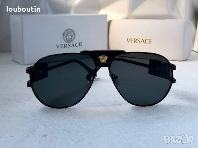 Versace VE2252 мъжки слънчеви очила авиатор унисекс дамски, снимка 5 - Слънчеви и диоптрични очила - 41848440