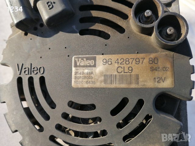 Алтернатор Valeo за Пежо 307 1.6 бензин , снимка 3 - Части - 44269439