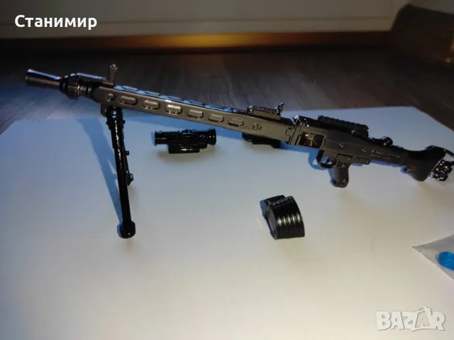 МГ 34 метален модел 