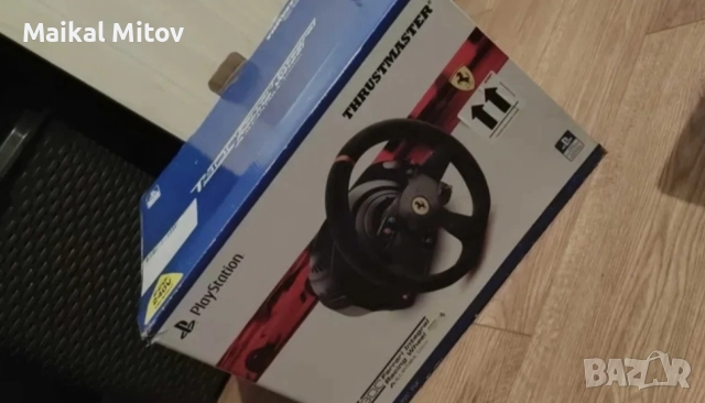 Trustmaster t300 ferari alcantara Ed+shifter TH8S , снимка 2 - Други игри и конзоли - 52721459