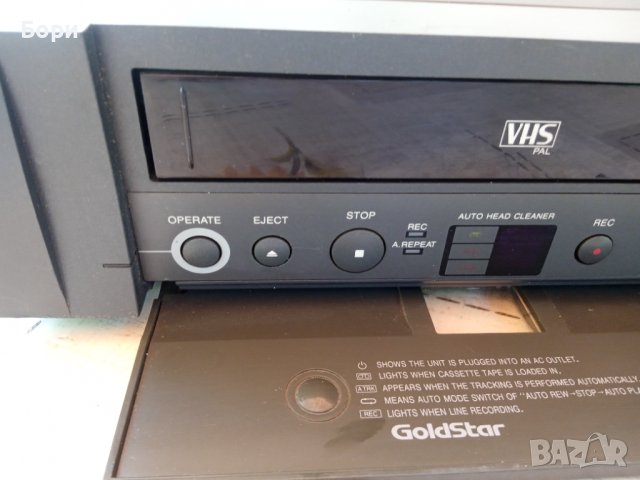 GoldStar P-R500AW VHS Видео, снимка 5 - Плейъри, домашно кино, прожектори - 41281216