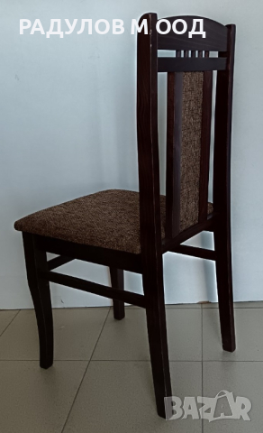 Буков трапезен стол цвят тъмен орех, снимка 2 - Столове - 44595832