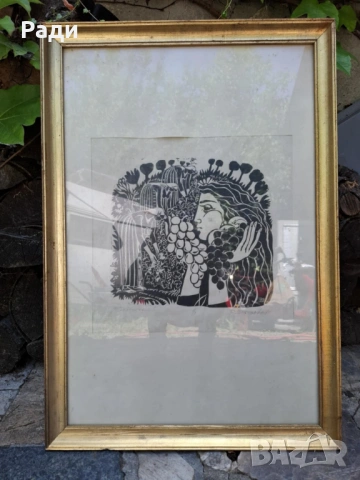 Роланд Шнеевайс. Графика., снимка 2 - Картини - 53434668