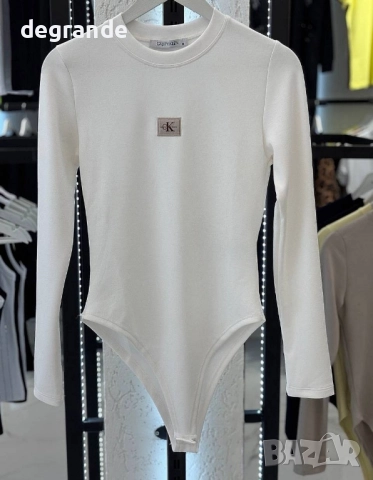 Дамско памучно боди Calvin Klein , снимка 2 - Потници - 51519979