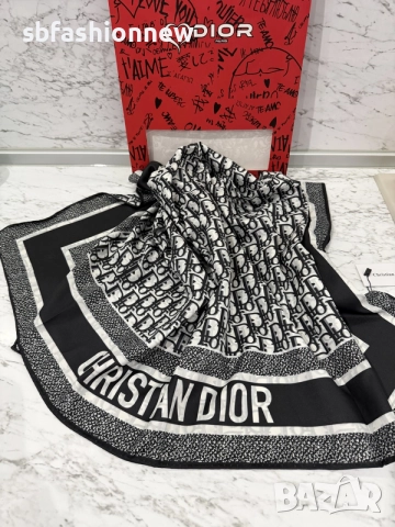 НАЛИЧЕН Christian Dior шал с етикет, снимка 2 - Шалове - 56048469