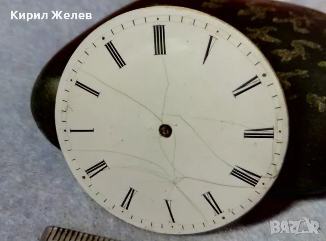 МЕХАНИЗЪМ от РЯДЪК СТАР ШВЕЙЦАРСКИ ДЖОБЕН ЧАСОВНИК с РИМСКИ ЦИФЕРБЛАТ и ФУНКЦИОНИРАЩ БАЛАНС 49643, снимка 10 - Антикварни и старинни предмети - 48563436