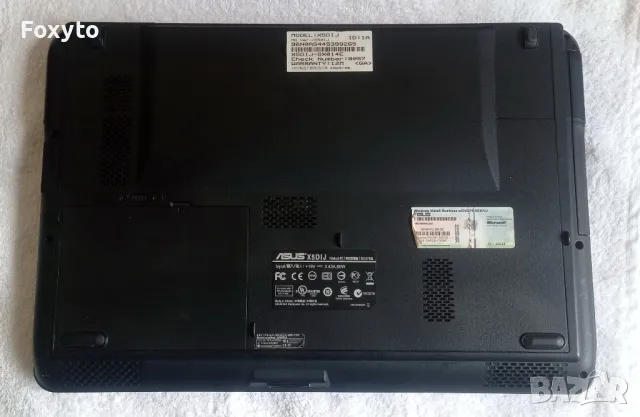 Laptop 15.6" Asus K50ID, Core2Duo 2.1GHz, GeForce 320M 1GB, SSD, снимка 2 - Лаптопи за дома - 50240072