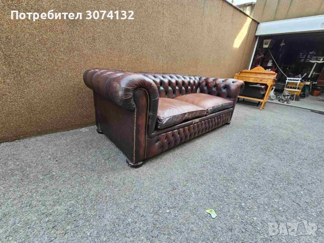 Диван в стил Честърфийлд, снимка 3 - Дивани и мека мебел - 52879137