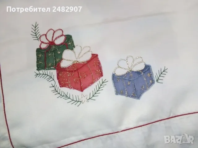 Луксозна малка Коледна покривка , снимка 8 - Покривки за маси - 48248453