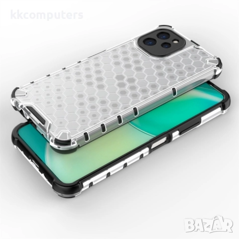 Huawei Nova Y61 Силиконов Калъф Honeycomb TPU и Протектор, 19,90 лв, снимка 3 - Калъфи, кейсове - 52732493