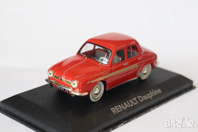 1:43 RENAULT DAUPHINE КОЛИЧКА РЕТРО МОДЕЛ, снимка 6 - Колекции - 53078133