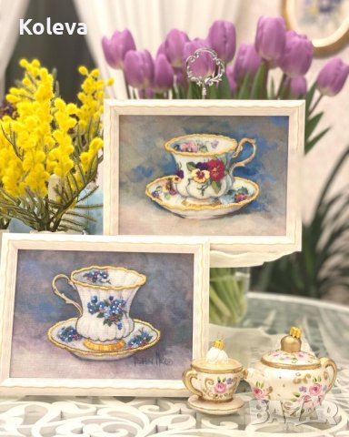 Комплект за шиене  Dimensios Teacup Blue, снимка 4 - Гоблени - 38574984