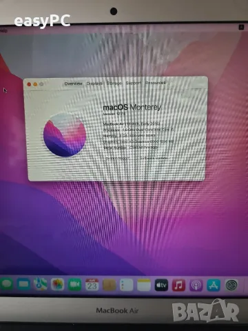 Apple Macbook Air A1466 Early 2015 Intel Core i5-5250U, 8GB, LPDDR3, SSD 128GB , снимка 10 - Лаптопи за работа - 55786282