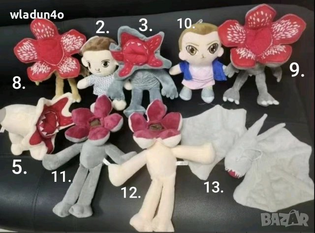 Плюшени герои Stranger Things-20см-7€, снимка 5 - Плюшени играчки - 53637057