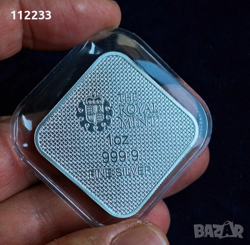Зверовете на кралицата" Royal mint сребърно кюлче, снимка 2 - Нумизматика и бонистика - 26182074