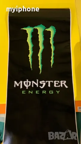  Голяма Лепенка Стикер на Monster Energy размер 38х171 см., снимка 5 - Други - 48313476